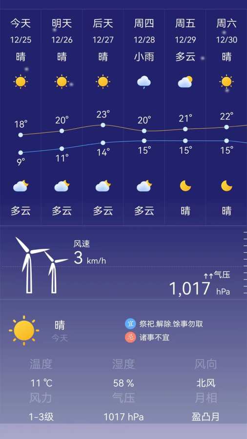 24小时天气预报免费版app图2