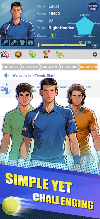网球新星（TennisStar）游戏图1