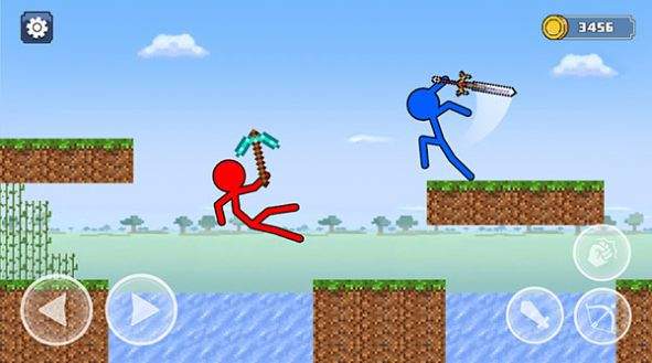 火柴人工艺格斗（Stickman Craft Fighting Game）图3
