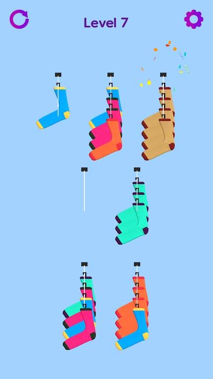 Socks Sort游戏图3