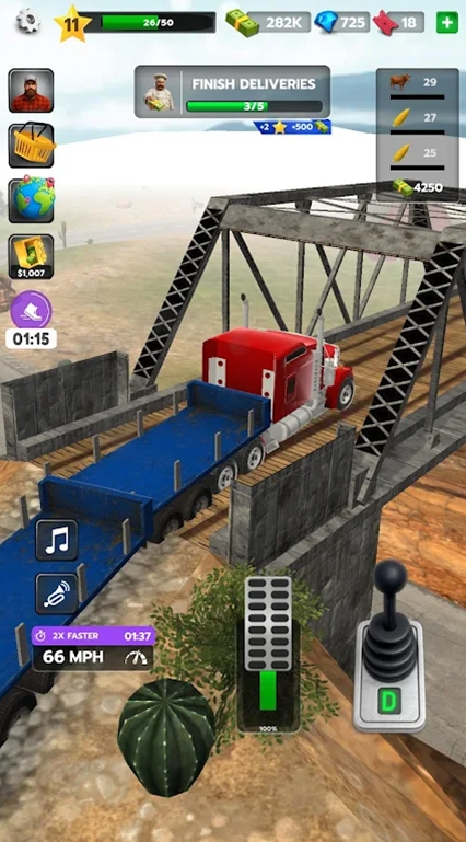 高速货运卡车司机（Highway Cargo Trucker）游戏