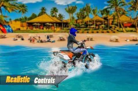 Water Surfer Moto Bike Race图1