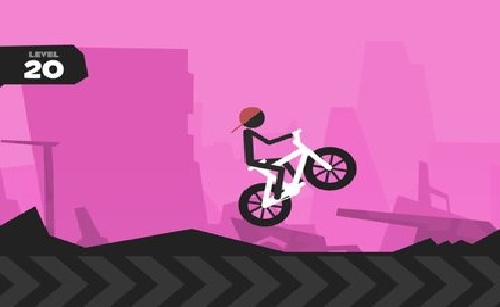 Wheelie Stickman Rider游戏图2