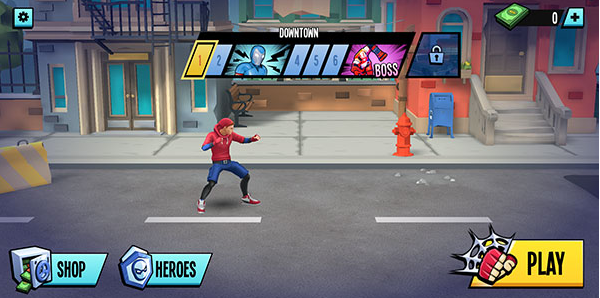 Spider Fighter Superhero Games游戏图1