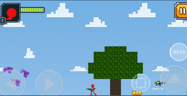 红色火柴人战斗(Stick Craft)图1