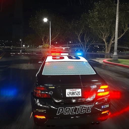 警车超速追逐手机版图标