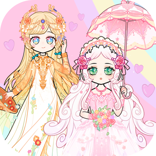 迷你托卡萌萌少女图标