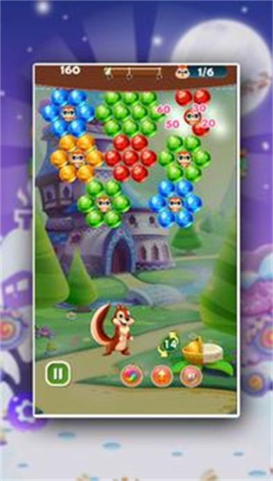Squirrel Bubble Shooter游戏