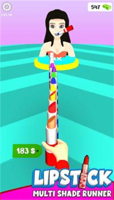 Lipstick Multi Shade Runner游戏图2