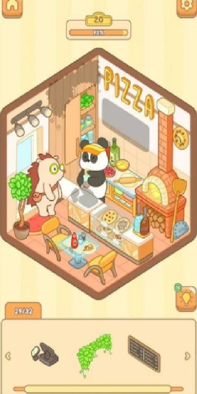房间贴纸游戏