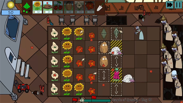植物大战太空僵尸游戏(Plants Vs. Space Zombies)图2