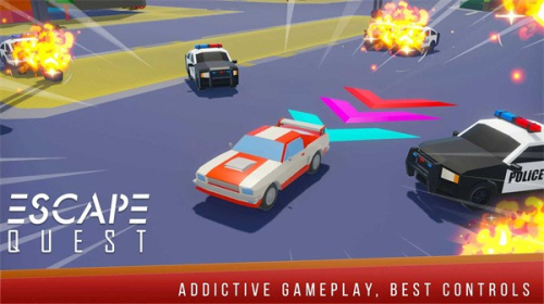 逃跑赛车特技(Escape Quest)图2