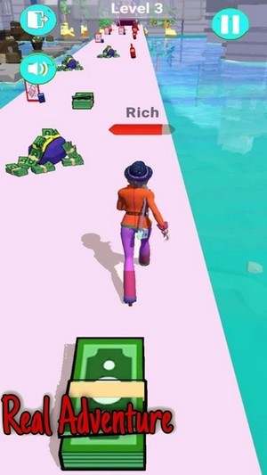 丰富的酷跑3D（Rich Run 3D）图1