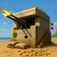 弹雨：海滩防御（Bullet Storm: Beach Defense）游戏图标