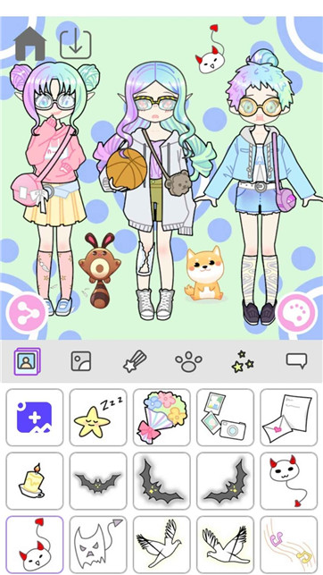 粉彩萌拼女孩游戏