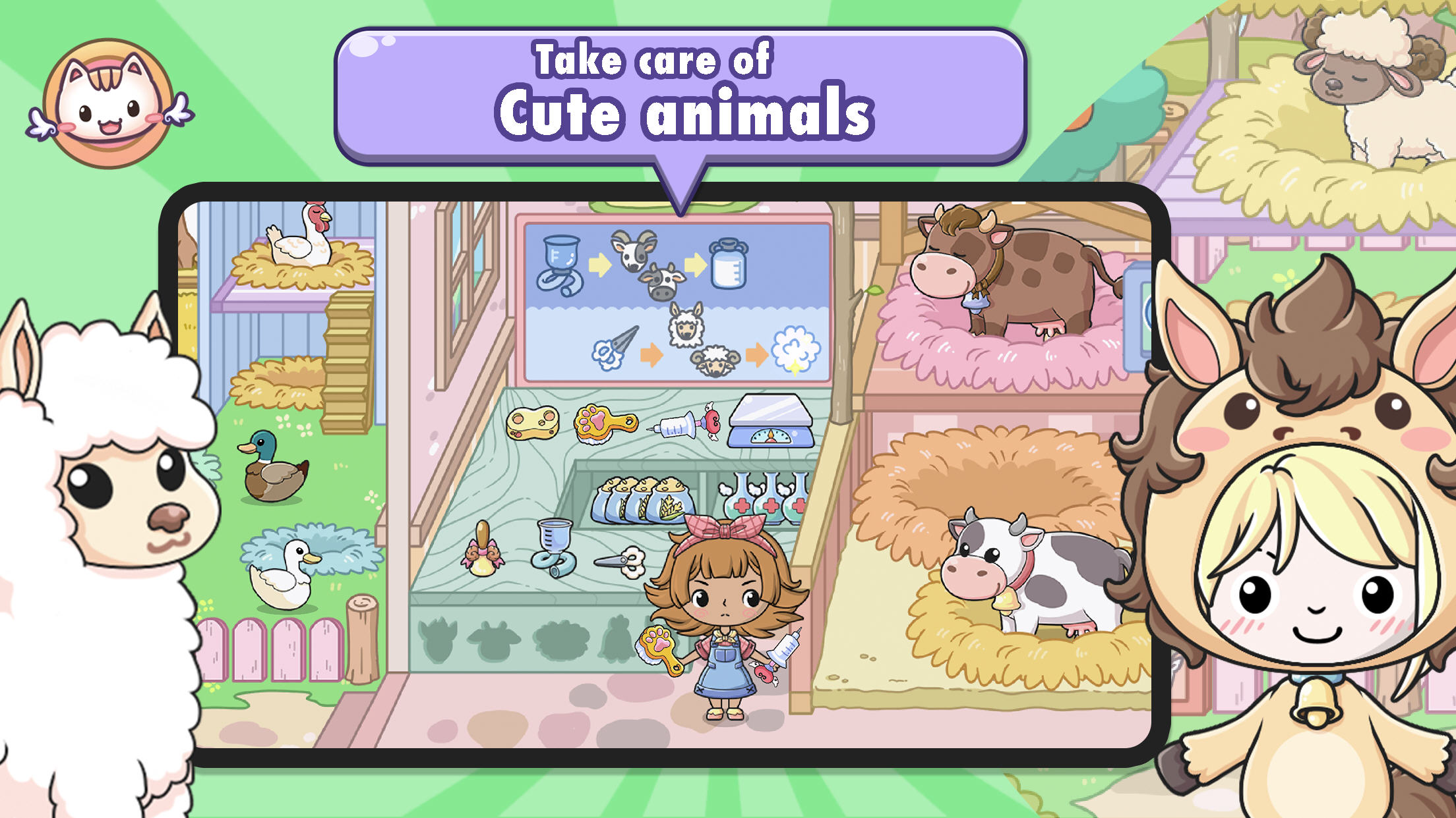 Jibi Land : Princess Town游戏图1