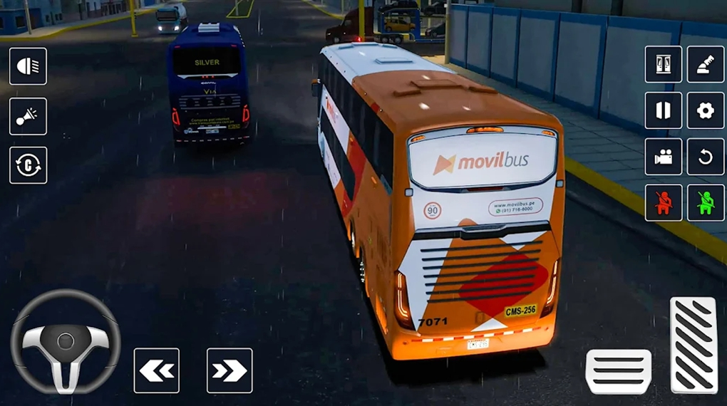 城市巴士驾驶：美式巴士（City Bus Driving US Bus Games）游戏图2