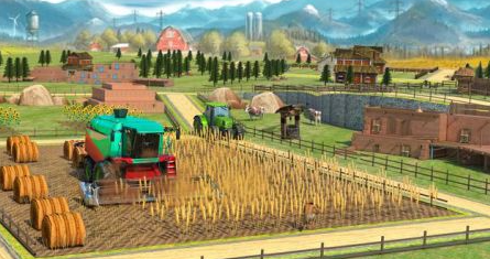 Real Farming Tractor Trolley Simulator; Game 2019游戏