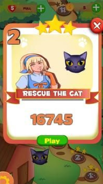 Cat Paw Marble游戏图2