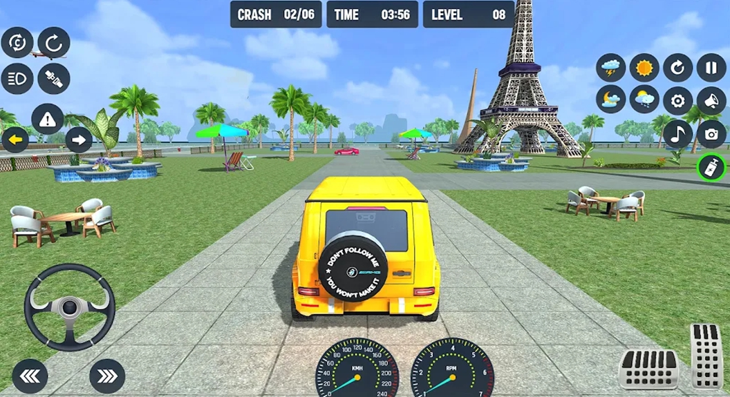 美国车道停车游戏（Real Car Driving V8 Car Game）游戏图2