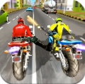 公路摩托真实模拟3D图标