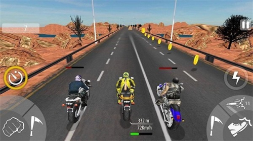 公路摩托真实模拟3D图2