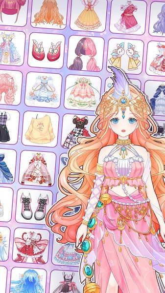 装扮美少女美容换装游戏图3