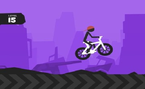 Wheelie Stickman Rider游戏图1