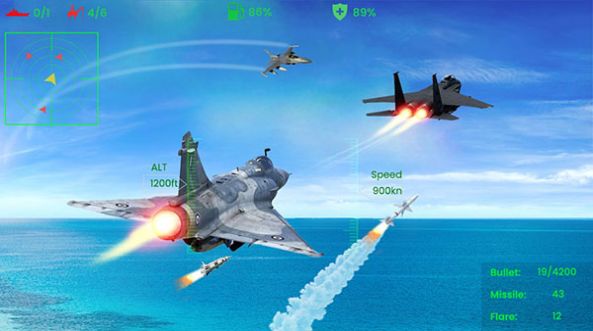 喷气式战机空袭（Fighter Jet Airstrike）游戏图2
