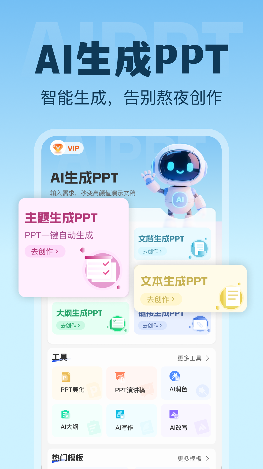 AI生成PPT软件