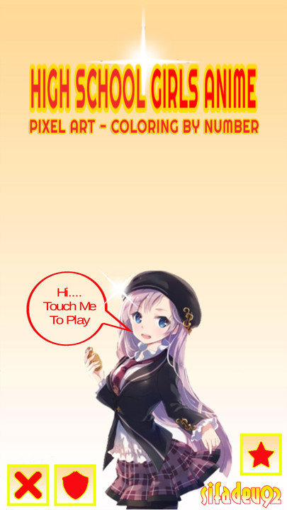 美少女涂色游戏