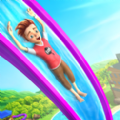 游泳池水上公园比赛（water park race）游戏图标