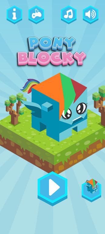 Pony Blocky游戏图2
