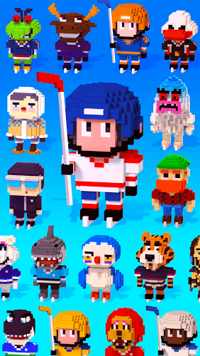 方块冰球冰上跑酷(Blocky Hockey)图2