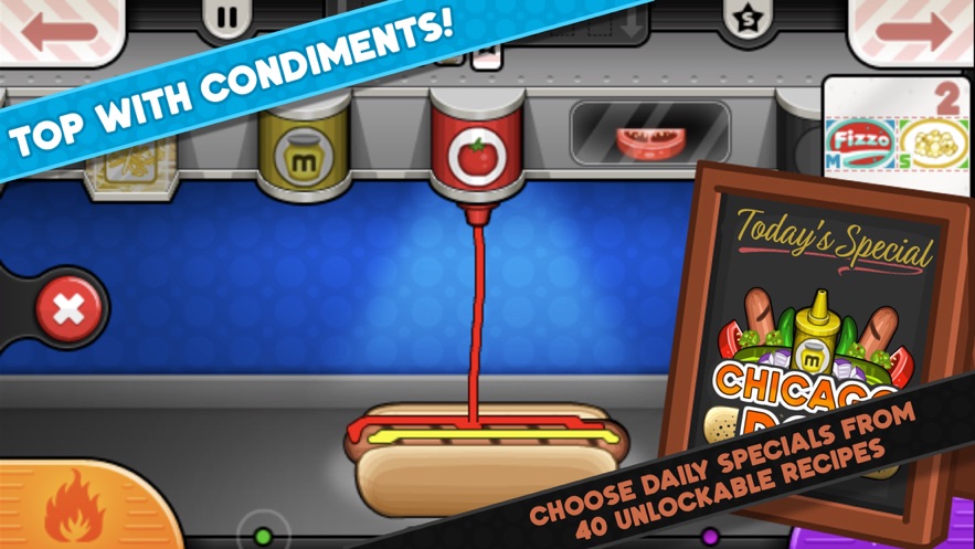 Papa's Hot Doggeria HD游戏图1