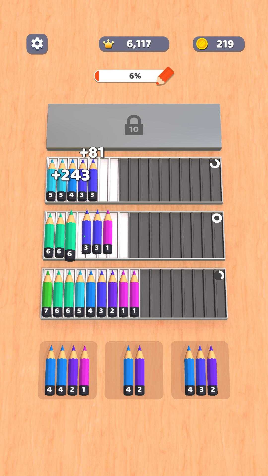 铅笔排序3D（Pencil Sort 3D）图3