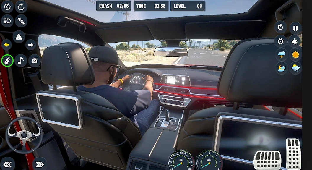 美国车道停车游戏（Real Car Driving V8 Car Game）游戏图3