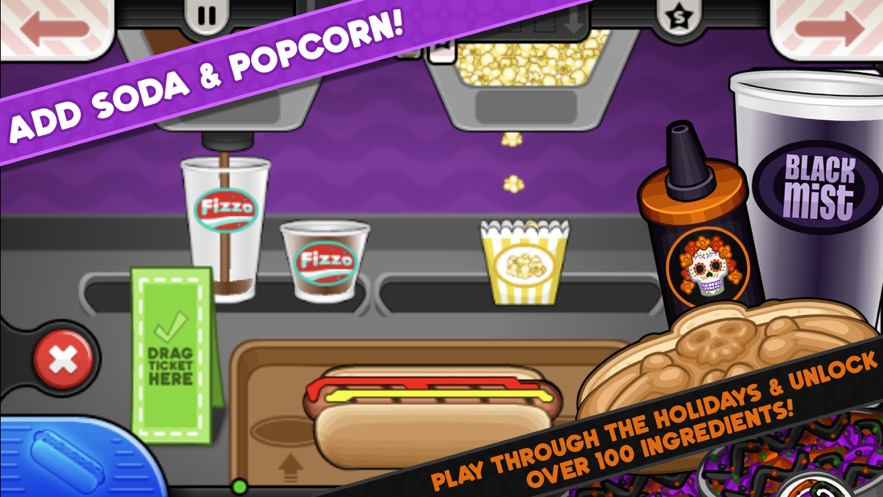 Papa's Hot Doggeria HD游戏图3