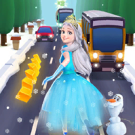 冰雪公主爱莎跑酷图标