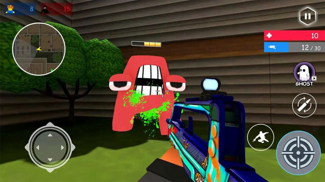 字母英雄生存射击（Alphabet Shooter: Survival FPS）图1
