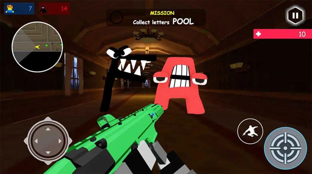 字母英雄生存射击（Alphabet Shooter: Survival FPS）图3
