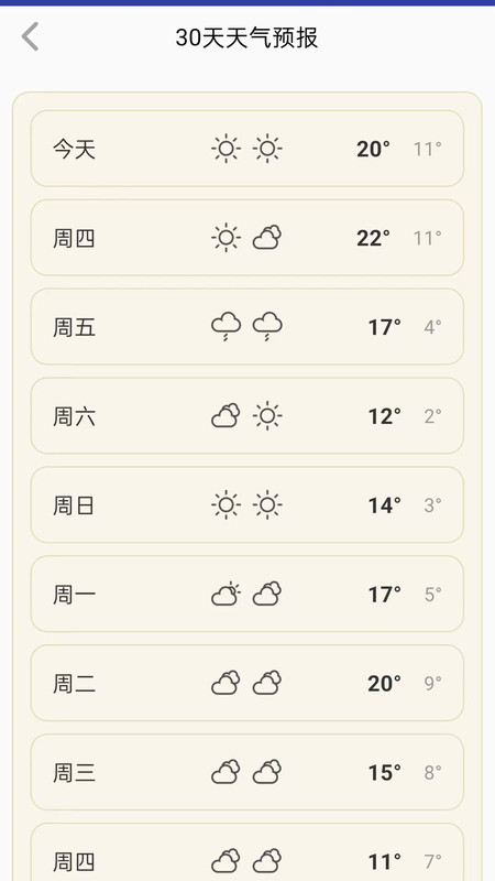 当地天气雨报软件图1