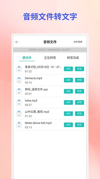 音频转文字翻译官app图1