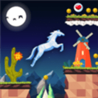白马奔跑冒险（Unicorn Runner）图标