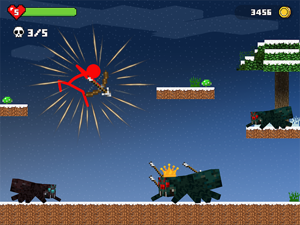 Stickman Battle In Craft World