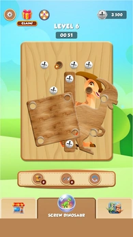 Dinosaur Rescue Screw Puzzle安卓版图1