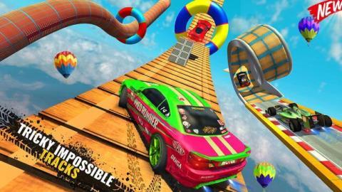 疯狂跑车斜坡（Car Stunts Mega Ramp Car）图1