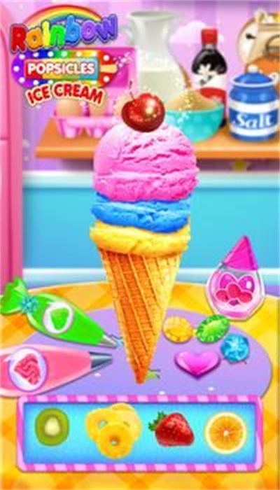 Rainbow ice cream collecting游戏图2