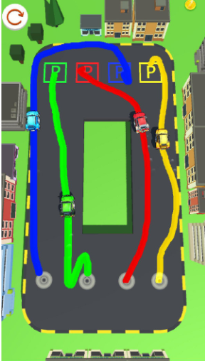 画线停车3D图3