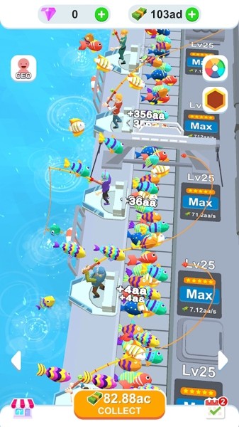 Idle Sea Fishing手游图2